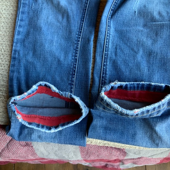 Jeans , with great patch work , size 6 - Picture 8 of 8